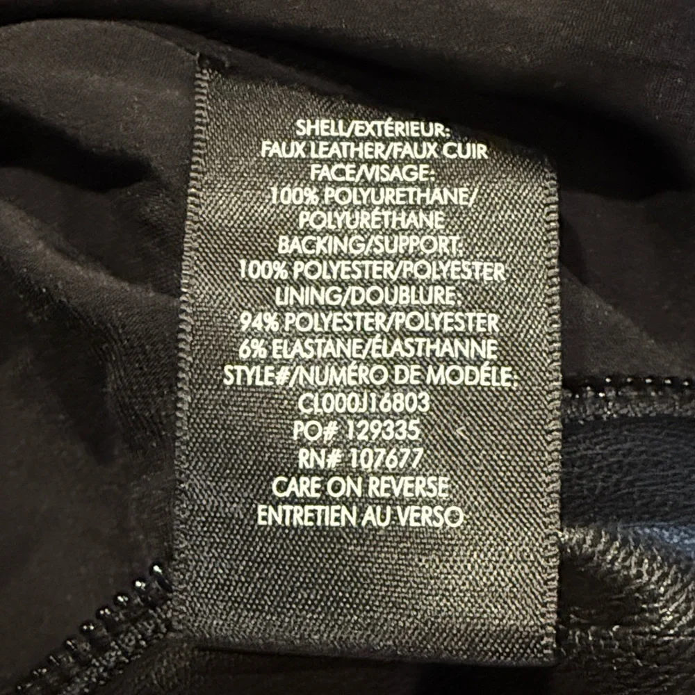 Alice + Olivia Kyrie Vegan Leather Blazer Romper | Black Faux Leather | Back Zip - Picture 8 of 10